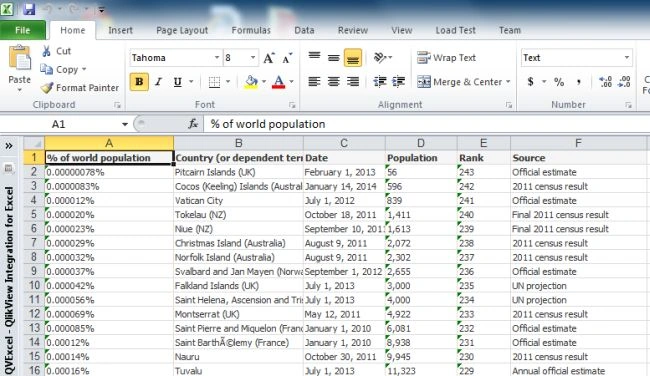 spreadsheet