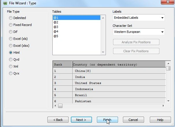 File wizard