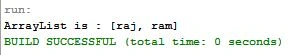 adding item into arraylist