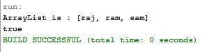 checking arraylist