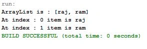 retrieving item from arraylist