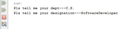 designation output