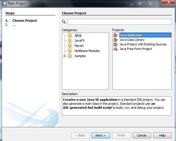choose project