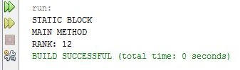 Static Block in Java