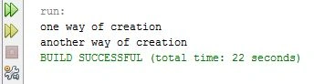 creation of string