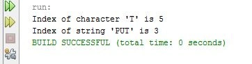 finding index