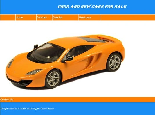 resulting website