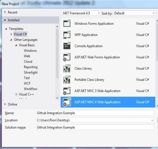 New git repository