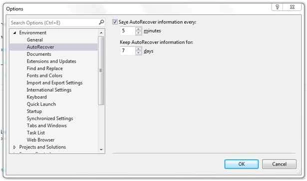 AutoRecover 