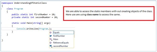 Access static variable