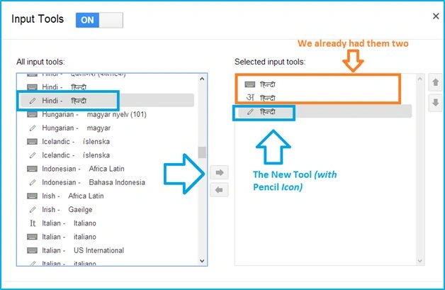 Google Input Tools