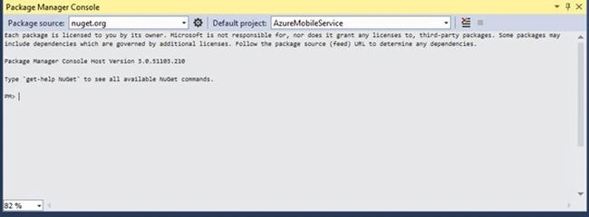 Package Manager Console