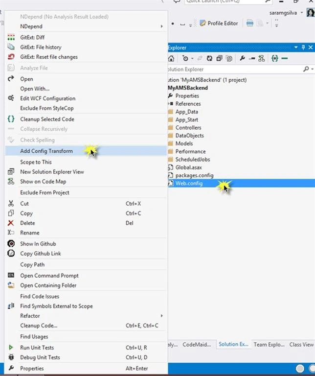 web config