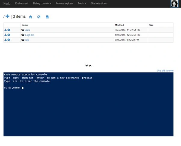 PowerShell page