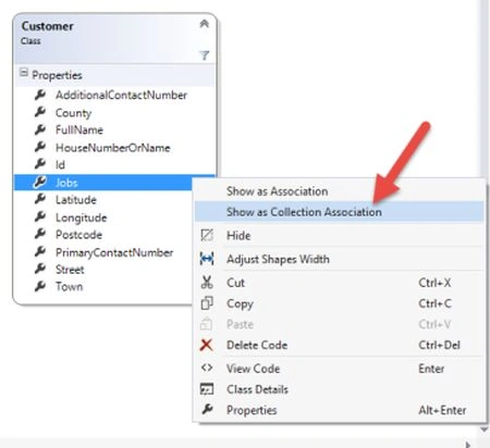 Show as a Collection Association