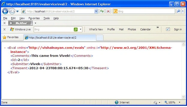 How to Create Your First RESTful Service With WCF 3.5.
