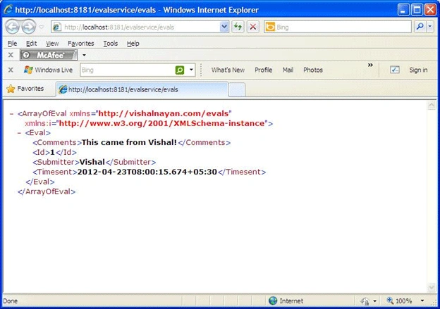 How to Create Your First RESTful Service With WCF 3.5.