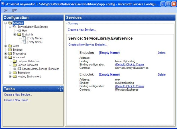 How to Create Your First RESTful Service With WCF 3.5.