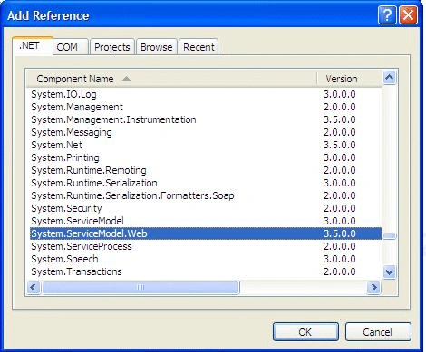 How to Create Your First RESTful Service With WCF 3.5.
