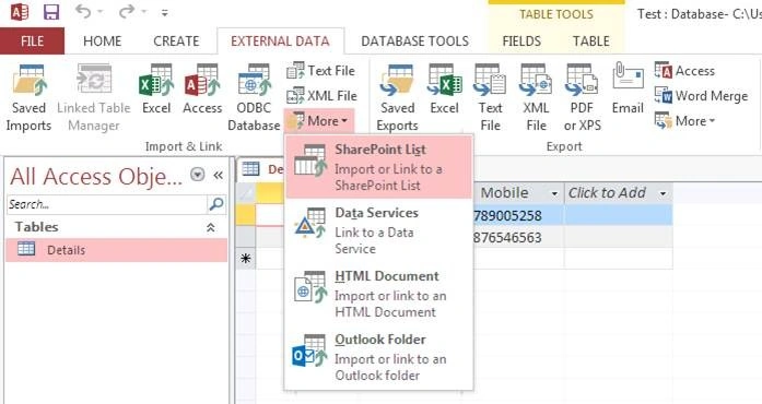 sharepoint list