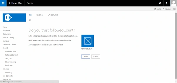 followed count
