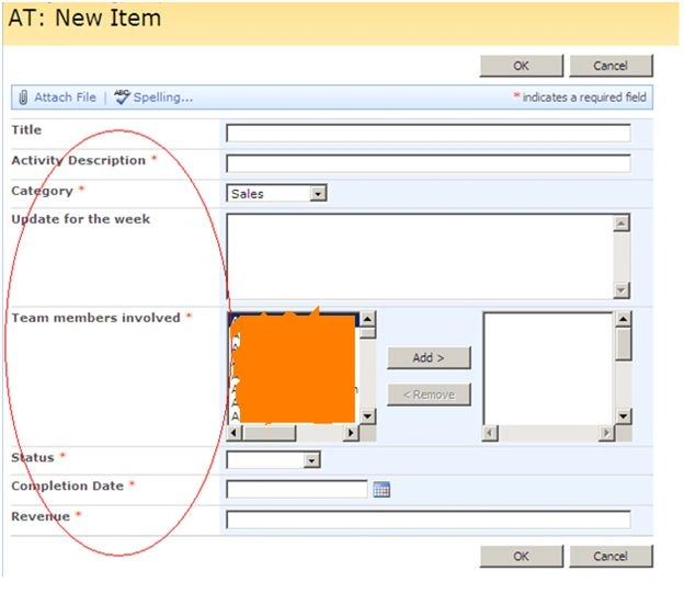 NewForm mode