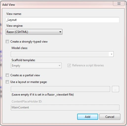 Add view