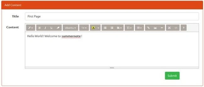 Text Editor on UI