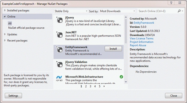 Entity Framework
