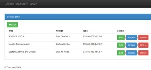 Books Listing UI