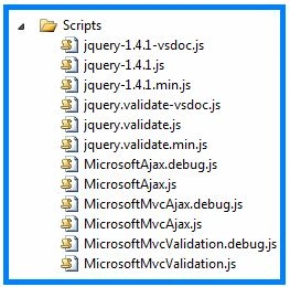 MVC Scripts Folder