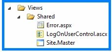 MVC Shared Folder