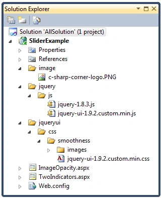 jQuery Slider Example