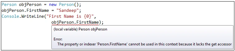 FirstName property