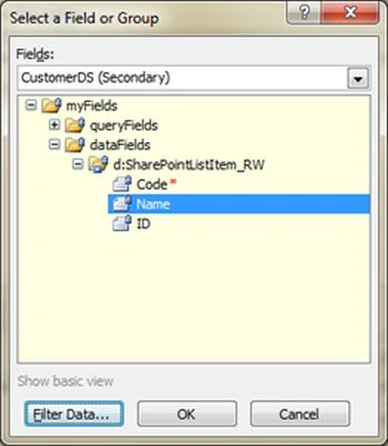 CustomerDS data source
