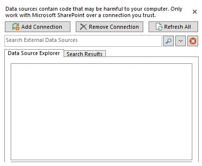Add Connection option
