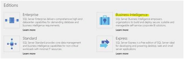SQL Server BI Edition