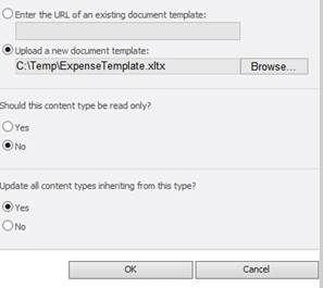 Excel Template file