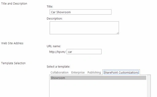 Site Definition with List Instance