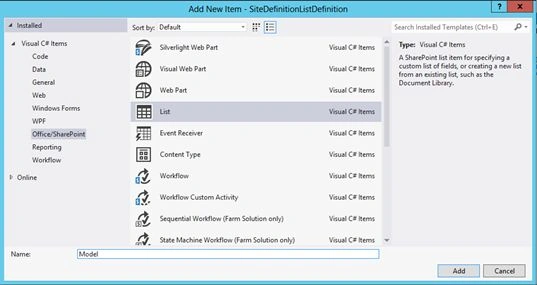 Site Definition with List Instance