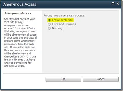 Anonymous Access