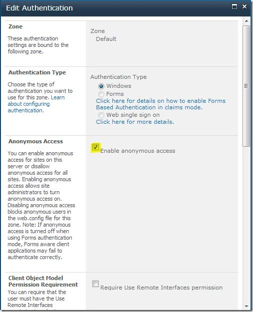 Authentication Types