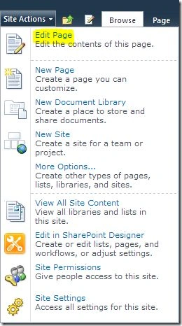 Edit the Page