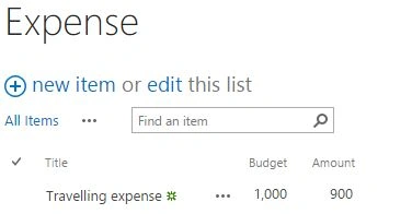 Expense