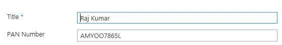 Add a new item with values