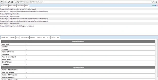 Developer Dashboard