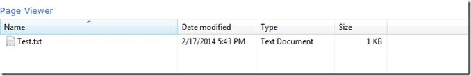 Folder View