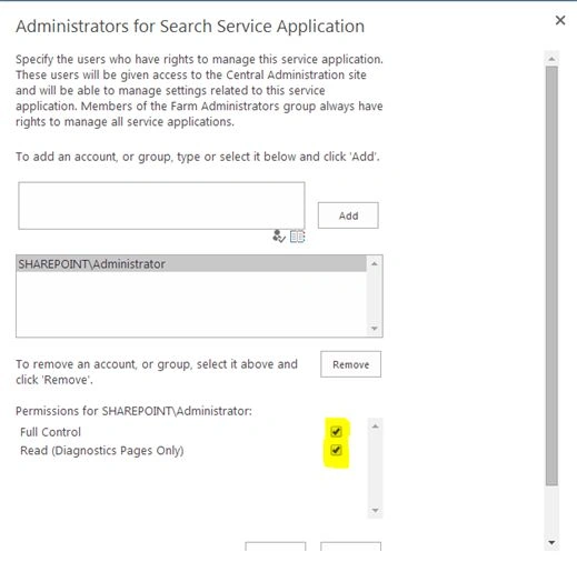 Permission items