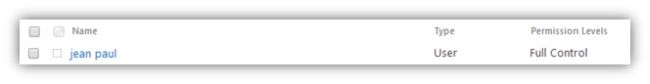 Full Control Permission