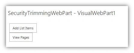 Trimming WebPart